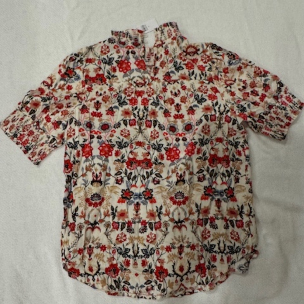 NWT LOFT smock-detail top, ADORABLE! - Picture 3 of 4
